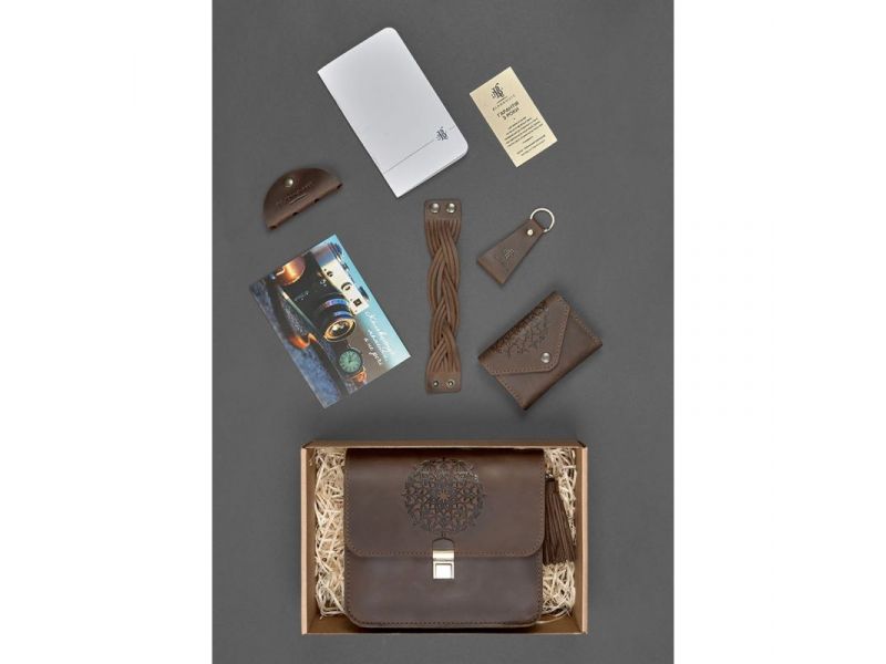 Женский подарочный набор кожаных аксессуаров Мюнхен, фото 3