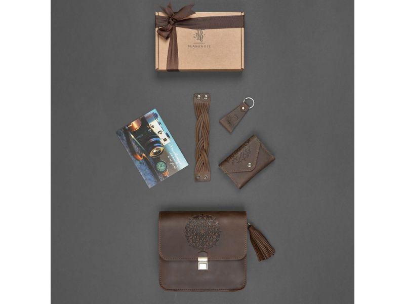 Женский подарочный набор кожаных аксессуаров Мюнхен, фото 5