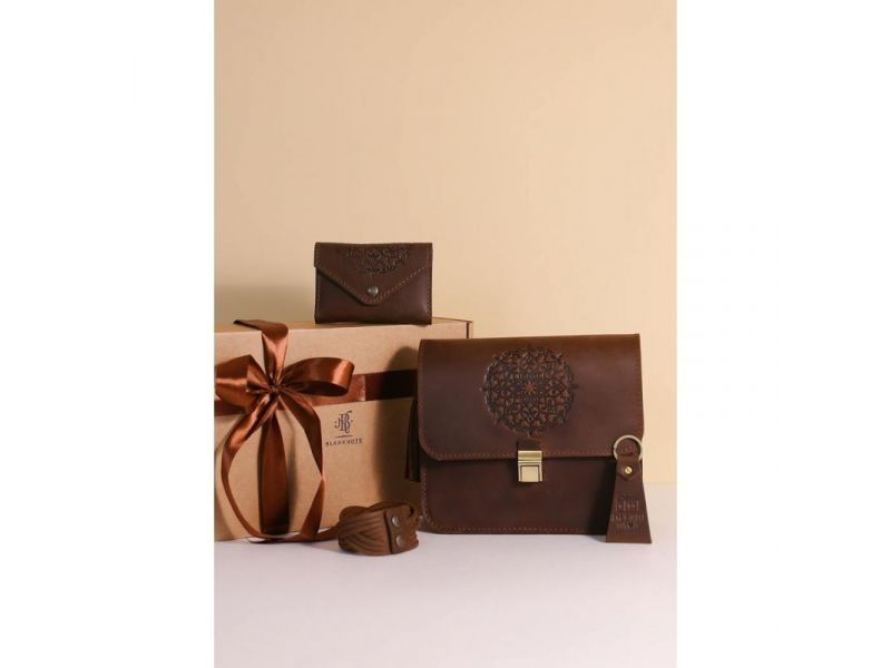 Женский подарочный набор кожаных аксессуаров Мюнхен, фото 4