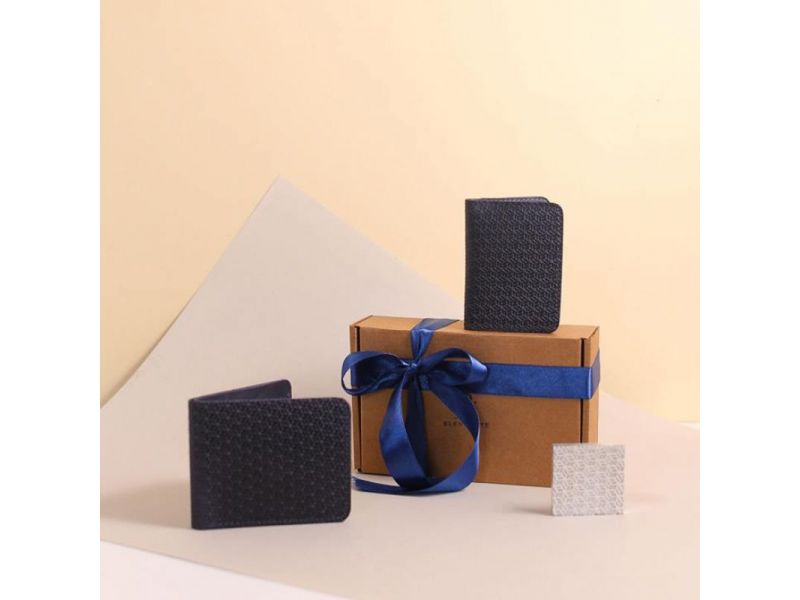 Мужской подарочный набор кожаных аксессуаров Каир, фото 3