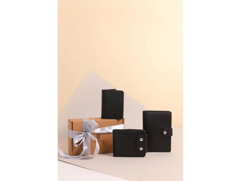 Мужской подарочный набор кожаных аксессуаров Бейрут, фото 2