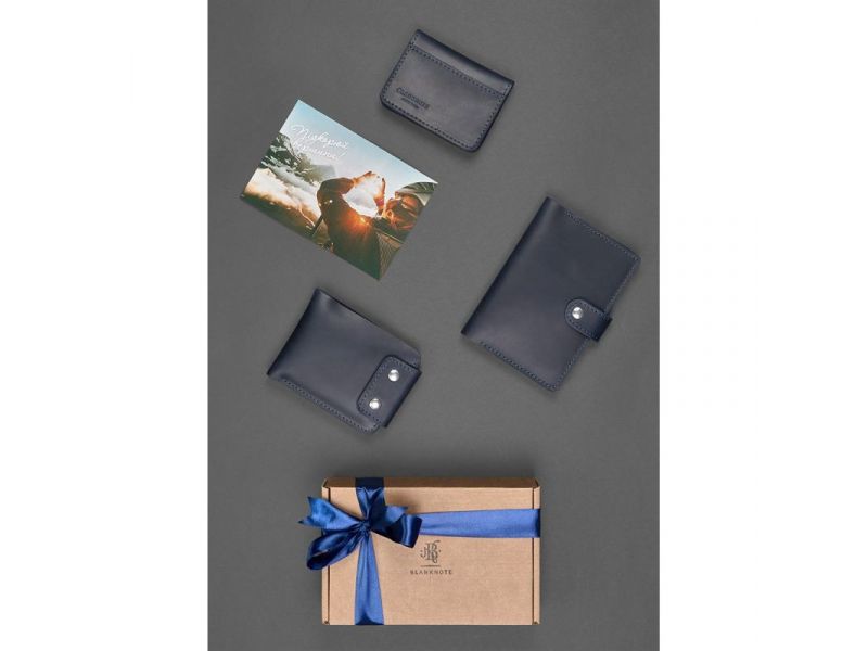 Мужской подарочный набор кожаных аксессуаров Кёльн, фото 2