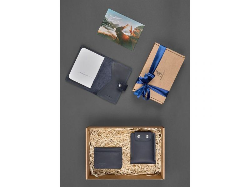 Мужской подарочный набор кожаных аксессуаров Кёльн, фото 3