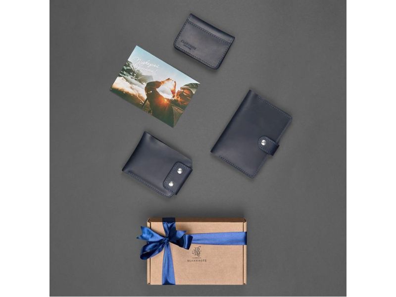 Мужской подарочный набор кожаных аксессуаров Кёльн, фото 5