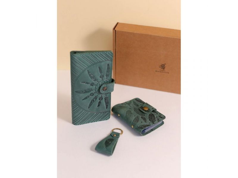 Набор женских кожаных аксессуаров Канкун, фото 2