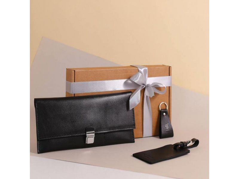 Набор кожаных аксессуаров для путешественника Сан-Диего, фото 3