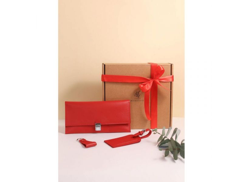 Набор кожаных аксессуаров для путешественника Сантьяго, фото 1