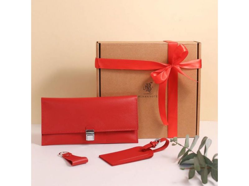 Набор кожаных аксессуаров для путешественника Сантьяго, фото 3