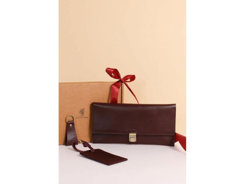 Набор кожаных аксессуаров для путешественника Марсель, фото 2