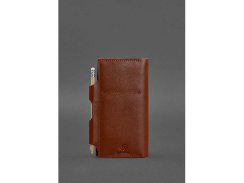 Кожаный тревел-кейс 3.0 светло-коричневый с мандалой краст, фото 4