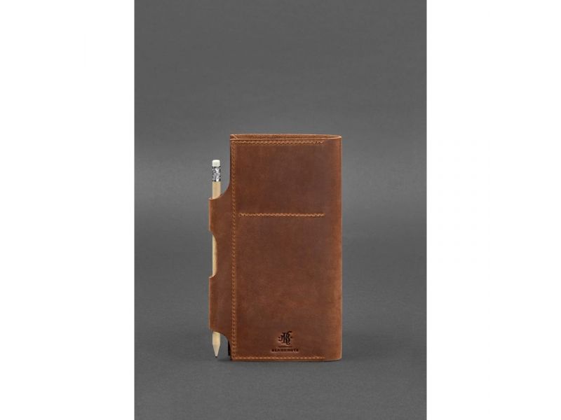 Кожаный тревел-кейс 3.0 светло-коричневый Crazy Horse, фото 4