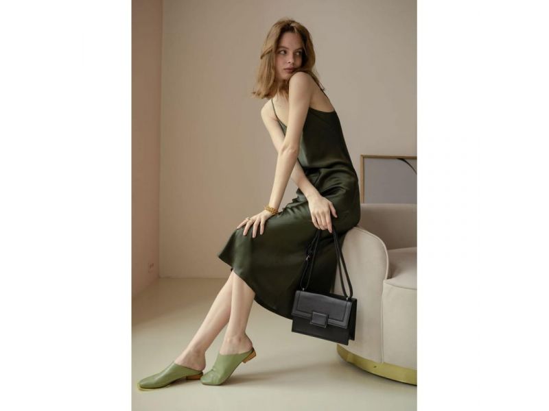 Женская кожаная сумка Kelly черная, фото 1