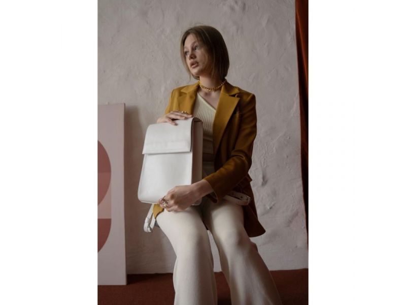 Женский белый рюкзак Tammy, фото 6