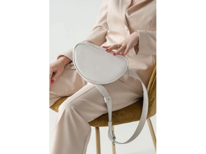 Поясная сумка Ada белая, фото 2