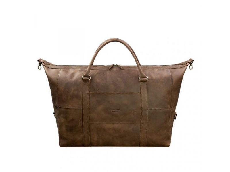 Кожаная дорожная сумка темно-коричневый Crazy Horse, фото 8