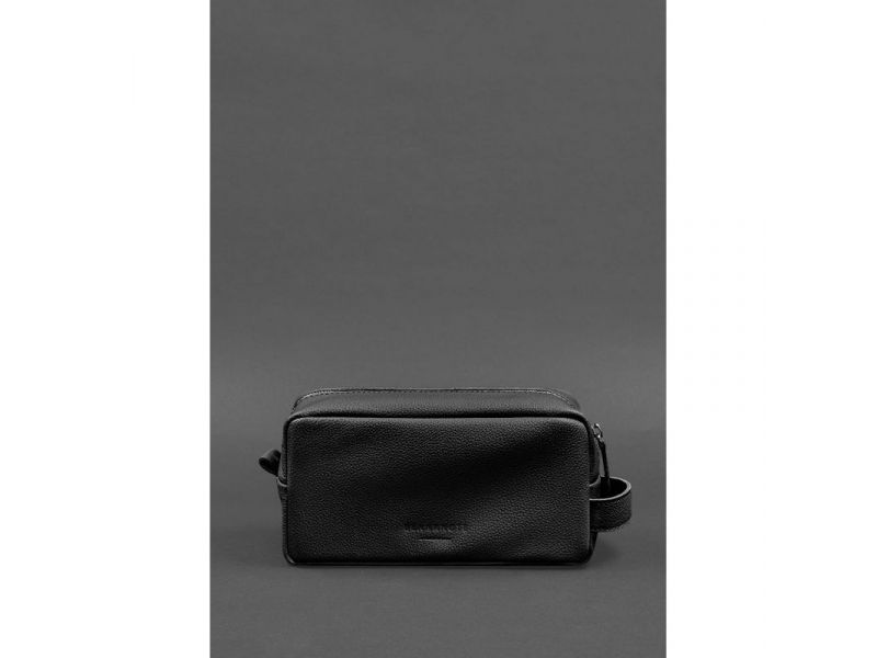 Кожаная косметичка-несессер 6.0 черный флотар, фото 1