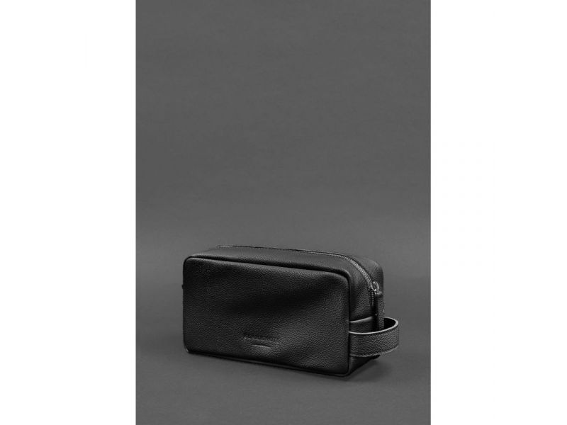 Кожаная косметичка-несессер 6.0 черный флотар, фото 2