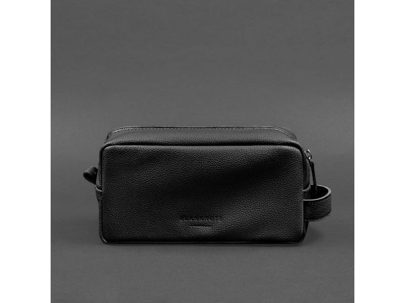 Кожаная косметичка-несессер 6.0 черный флотар, фото 6