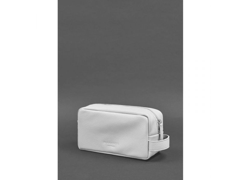 Кожаная косметичка-несессер 6.0 белый флотар, фото 2