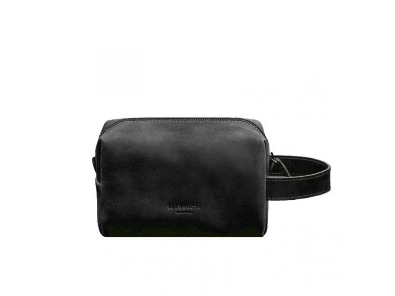 Кожаная косметичка-несессер 5.0 Черный Crazy Horse, фото 7