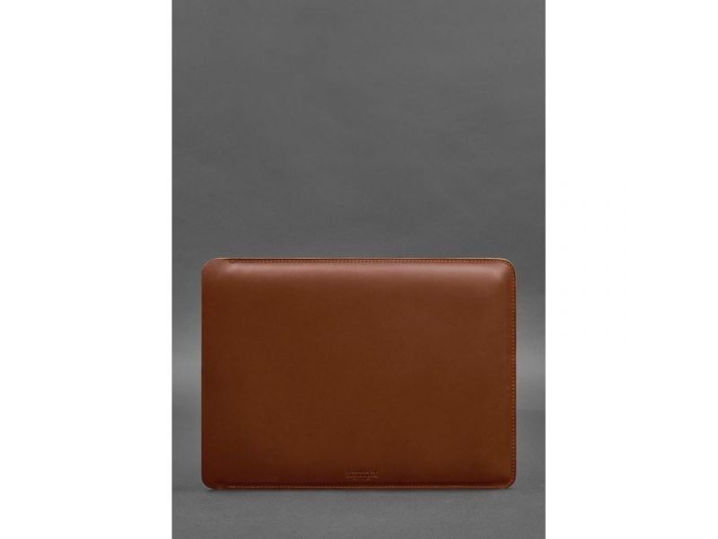 Кожаный чехол для MacBook 14 дюйм Светло-коричневый Crazy Horse, фото 2