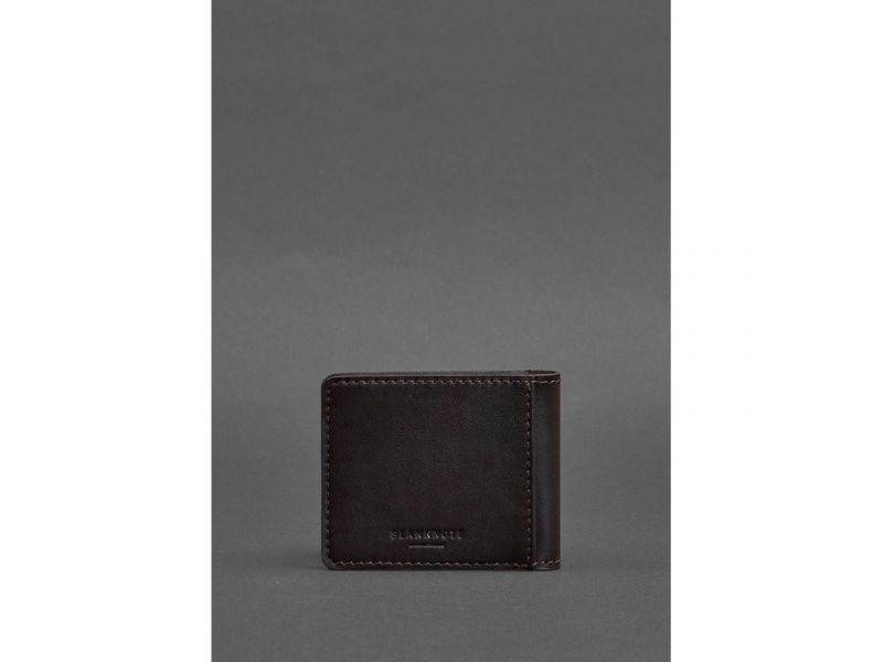 Кожаная обложка для удостоверения с гербом темно-коричневая, фото 4