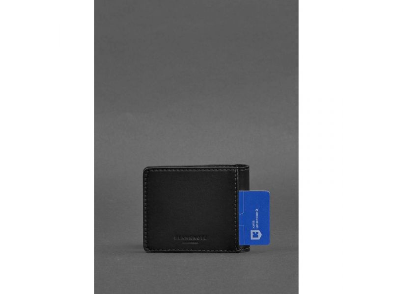 Кожаная обложка для удостоверения с гербом черная, фото 6