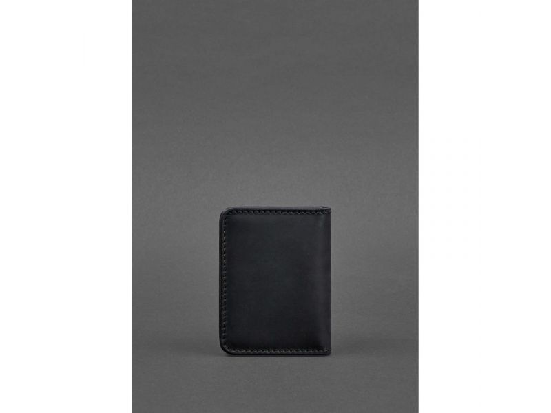 Обложка для ID-паспорта и водительских прав 4.0 черная Crazy Horse, фото 4