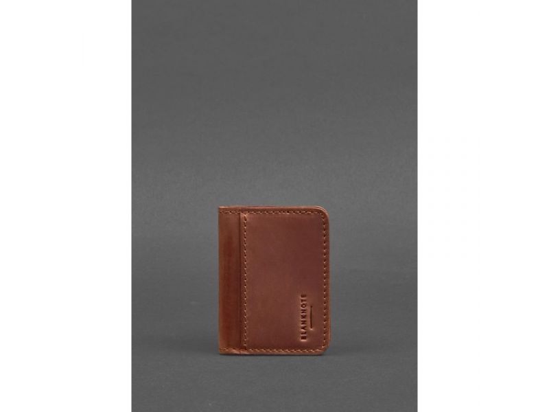 Кожаная обложка для ID-паспорта и водительских прав 4.0 светло-коричневая, фото 1