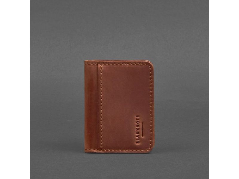 Кожаная обложка для ID-паспорта и водительских прав 4.0 светло-коричневая, фото 5