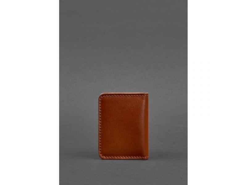 Кожаная обложка для ID-паспорта и водительских прав 4.0 светло-коричневая, фото 4