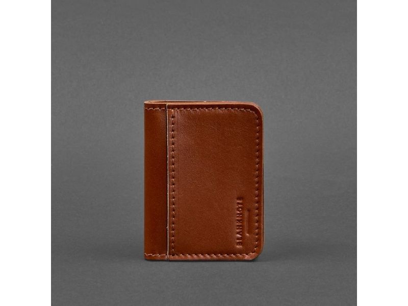 Кожаная обложка для ID-паспорта и водительских прав 4.0 светло-коричневая, фото 6