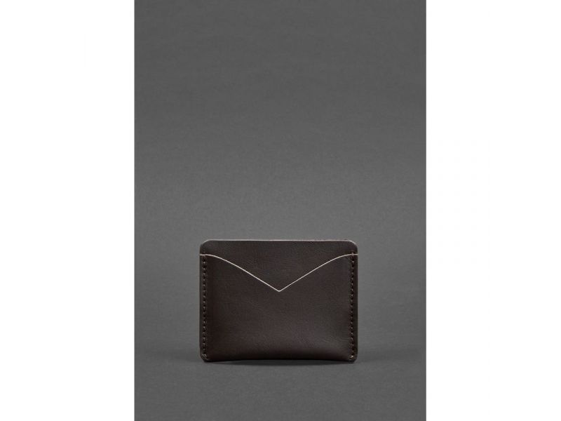 Кожаная визитница 5.0 коричневая, фото 3