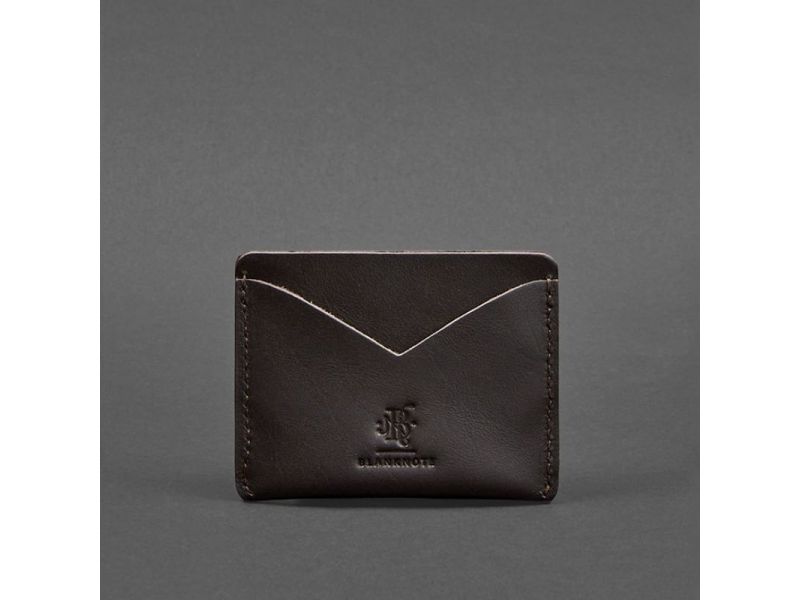 Кожаная визитница 5.0 коричневая, фото 4