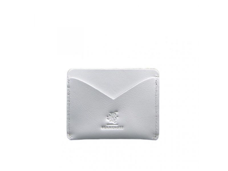 Женская кожаная визитница 5.0 белая, фото 5