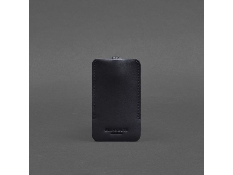 Кожаная ключница 1.0 темно-синий Краст, фото 6