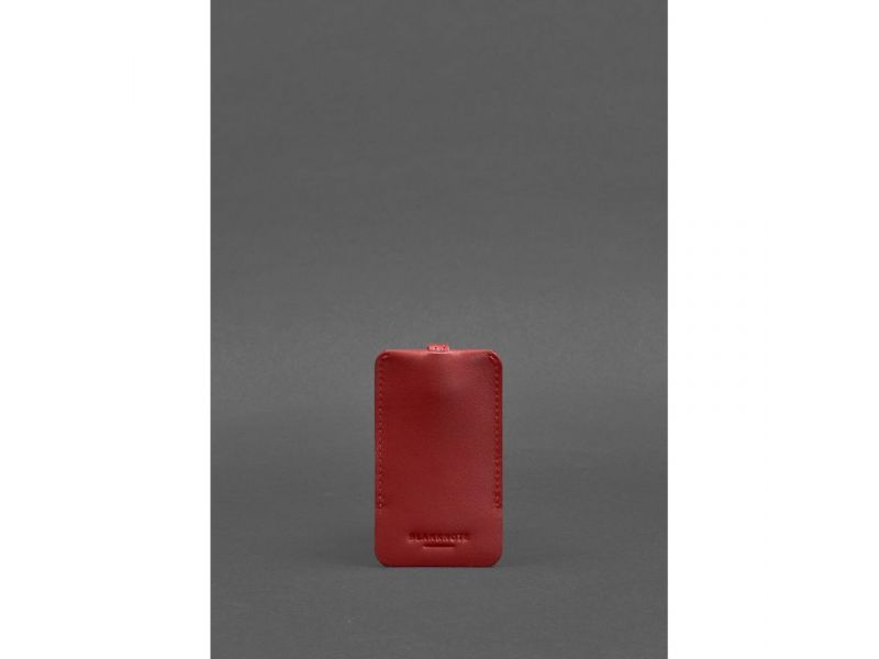 Кожаная ключница 1.0 красная Краст, фото 1