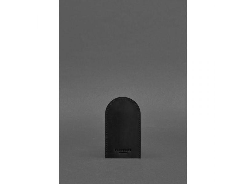 Кожаная ключница 2.0 черная Crazy Horse, фото 1