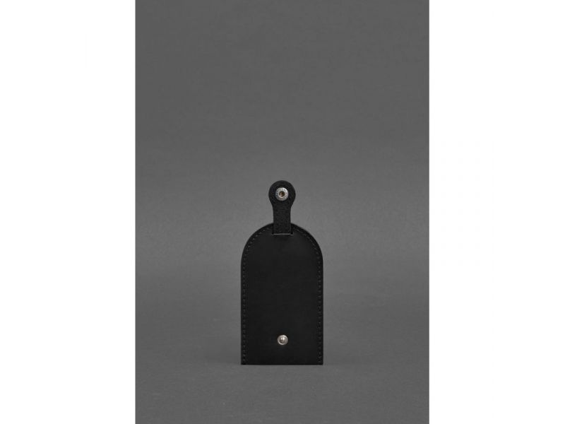 Кожаная ключница 2.0 черная Crazy Horse, фото 3