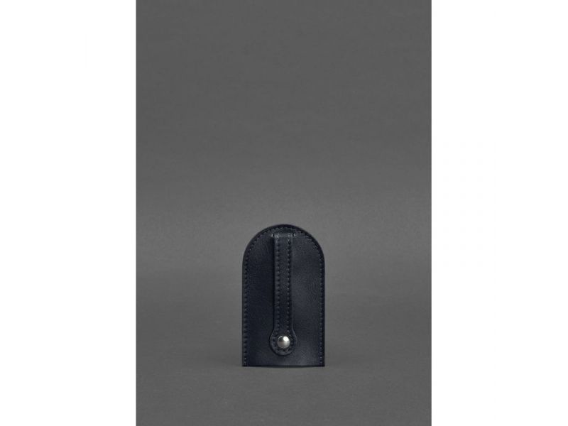 Кожаная ключница 2.0 темно-синий Краст, фото 2