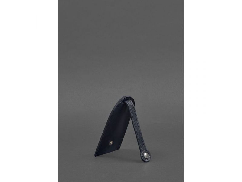 Кожаная ключница 2.0 темно-синий Краст, фото 4