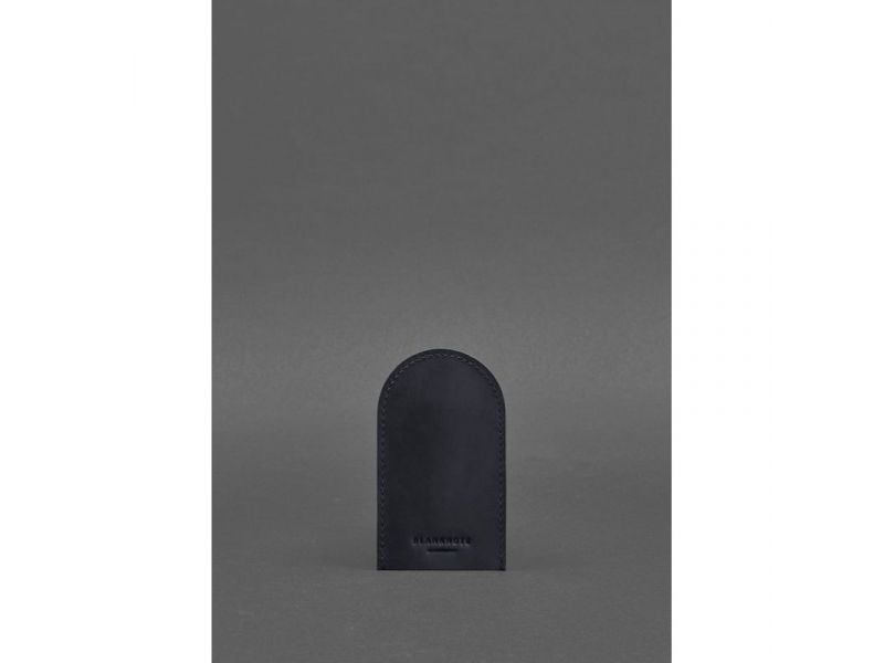 Кожаная ключница 2.0 темно-синий Crazy Horse, фото 1