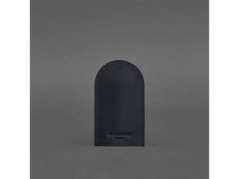 Кожаная ключница 2.0 темно-синий Crazy Horse, фото 6