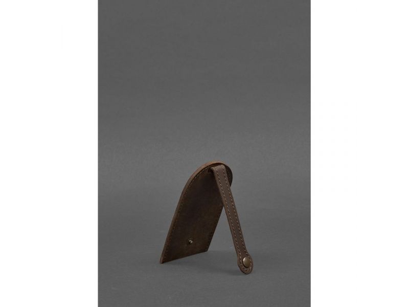 Кожаная ключница 2.0 темно-коричневый Crazy Horse, фото 4