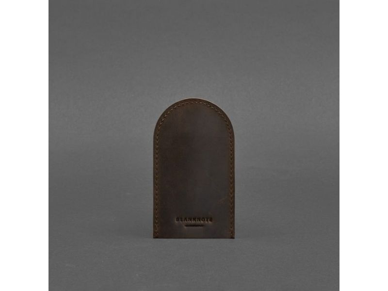 Кожаная ключница 2.0 темно-коричневый Crazy Horse, фото 6