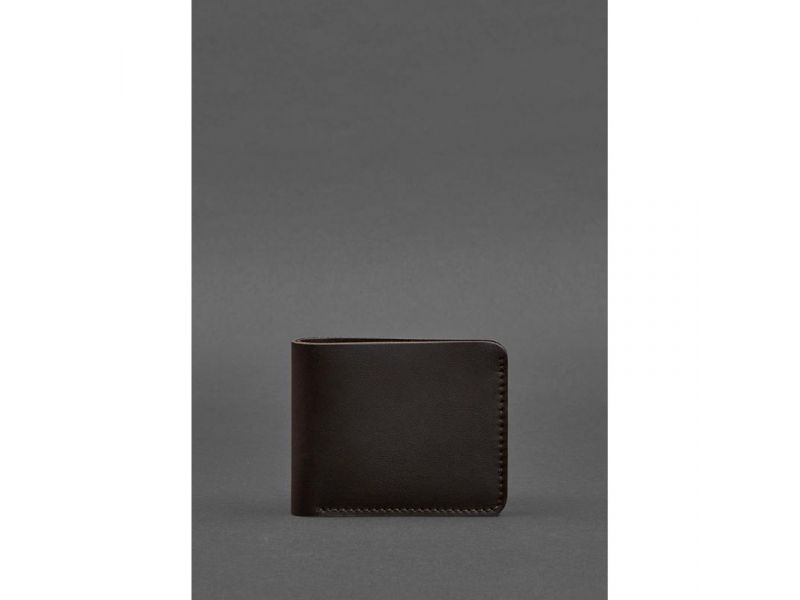 Мужское кожаное портмоне 4.1 (4 кармана) коричневое, фото 1