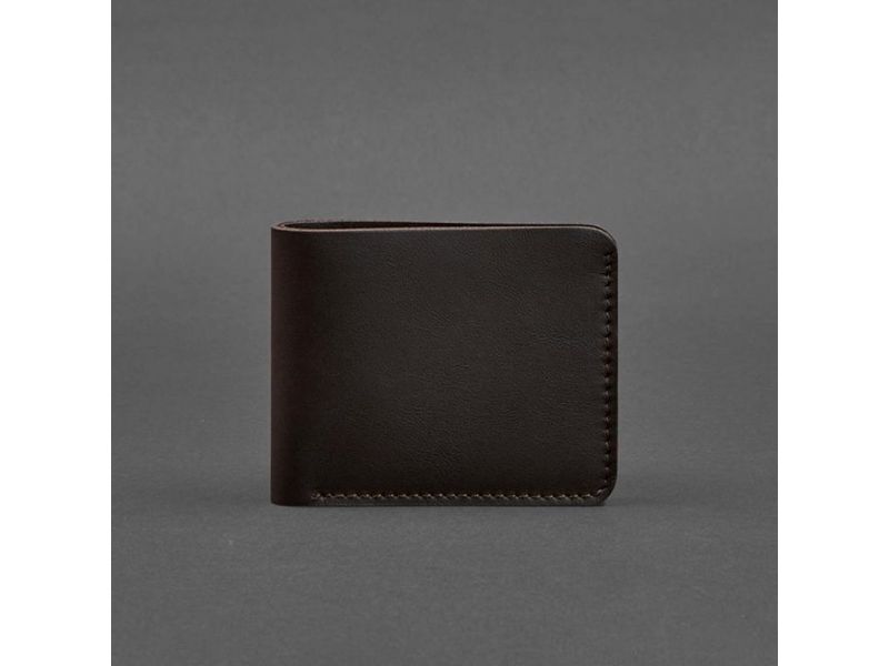 Мужское кожаное портмоне 4.1 (4 кармана) коричневое, фото 5