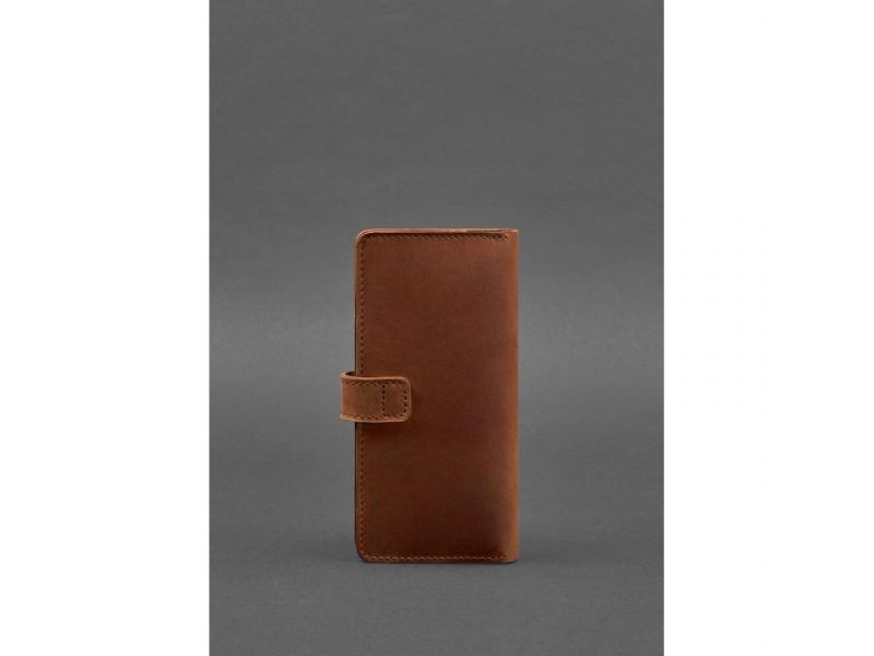 Кожаное портмоне 7.0 светло-коричневое Crazy Horse, фото 4