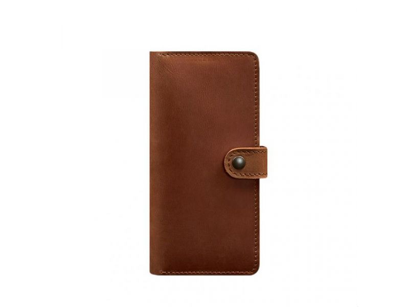 Кожаное портмоне 7.0 светло-коричневое Crazy Horse, фото 6