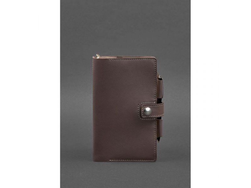 Кожаный блокнот (Софт-бук) 4.0 темно-бежевый, фото 1